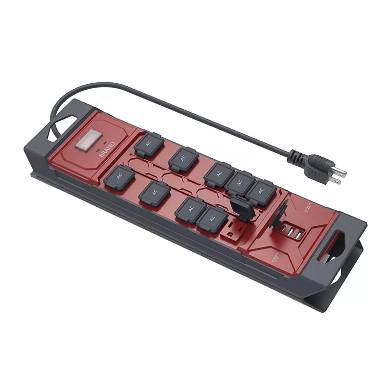 10 udtag Vandtæt Power Strip