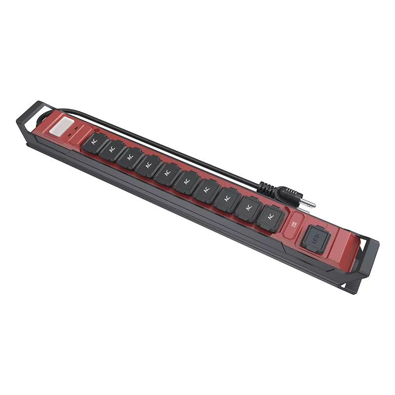 10 udtag Vandtæt Usb 3.4a Power Strip